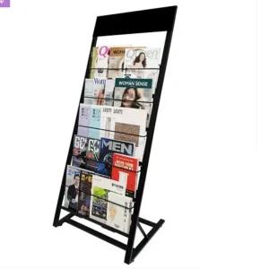 고품질 홍보물진열대 팜블렛꽂이 잡지거치대 2열5단 수납가구 (WE51B1F)