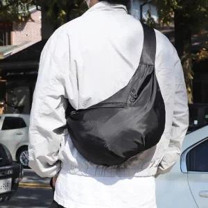 [벨가] 나일론 크로와상백 슬링백 크로스백