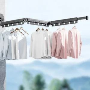 창문 부착형 빨래 건조대 흡착식 접이식 원룸 수건걸이 공간활용