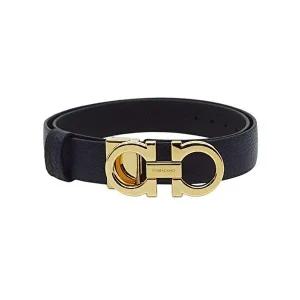 [페라가모]페라가모 리버시블 어드저스터블 간치니 여성 벨트 블랙 네이비 23A565 673955