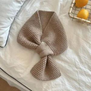 /신상오픈런 여성용 두꺼운 와플 패턴 나들이 머플러