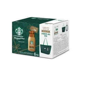 스타벅스 RTD 20주년 한정판 프라푸치노 모카 6입 + 모멘텀백 + 투명파우치