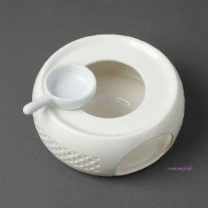 티워머 차용기 차워머 티팟 도자기 흰색 온도유지 차데우기nop808