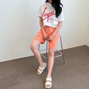 뷰이 풀 밴딩 반바지 SD230528 소가 핫팬츠 팬츠 데님