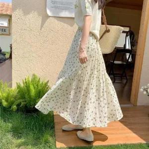 밴딩 롱 티어드 스커트 LLB108 롱 치마 롱스커트 스커