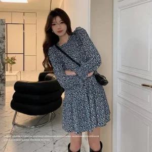 프릴 미니 원피스 LLD128 반팔 미니 롱원피스 여성 ㅁ