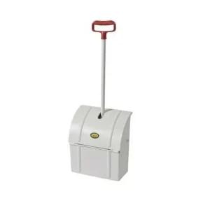 쓰레받이 자동개폐용 PVC 아이보리 문구 사무 탕비 생활 리빙 청소 거실 걸레 주방 집안일