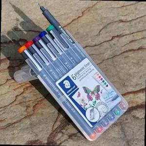 스테들러 피그먼트라이너 0.3mm Basic 컬러 6색세트