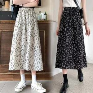 롱스커트 꽃무늬치마 추천 봄 스커트 꾸안꾸 플라워패