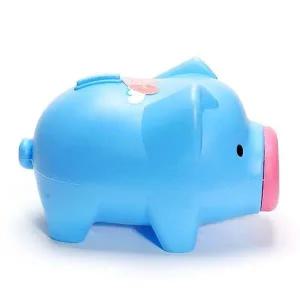 돼지저금통 대형 블루 동전 캐릭터 특이한 아이방