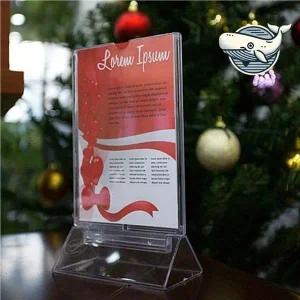 투명 아크릴 메모 정리함 책상용 간편 메모