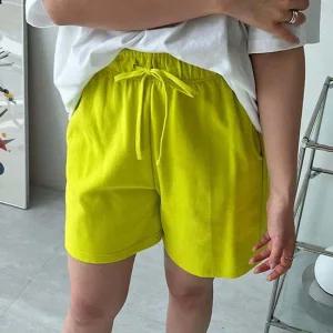 4부 무지 반바지 9컬러 국산 홈웨어 여름바지