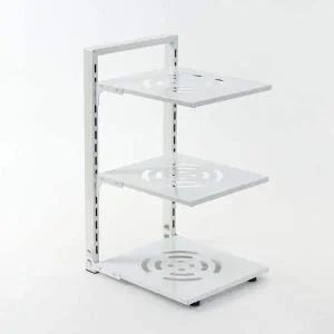 [콩심팥심]높이조절 주방 선반 3단 냄비 정리대 조리도구 정리함