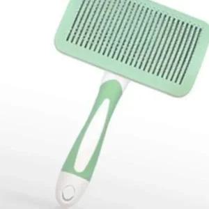 [콩심팥심]애완동물 슬리커 브러시 민트 그린 M 고양이 털빠짐 방지 브러쉬