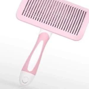 [콩심팥심]애완동물 슬리커 브러시 인디핑크 M 그루밍 용품 반려견 털손질용