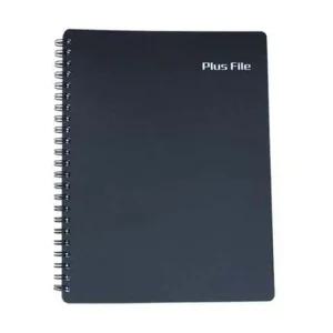 메카라인 플러스화일 40매 검정/(PP재질/트윈스프링) 박스(36개입) 소모품