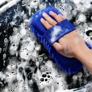 세정클리너 극세사 세차 스펀지 장갑 손세차용품