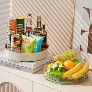 [콩심팥심]주방 회전형 트레이 앙념통 정리대