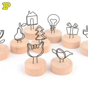 꽂이 인테리어 명함 사진 메모꽂이 메모클립 쇼클