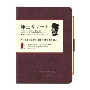 부품 APICA/아피카 CD노트 하드커버 A6 와인레드 CDS201S 방안 5mm/96매