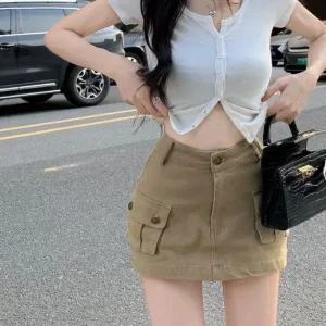 카고 미니스커트 BIA700010 심플 미니스