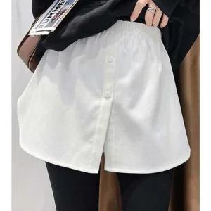 레이어드 스커트 페이크 트렌드 1P 힙커버 데일리 밴