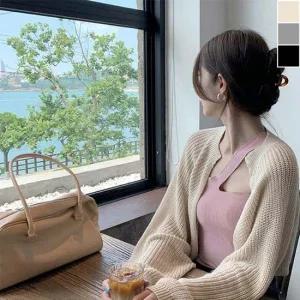 여성 루즈핏 스타일 니트 볼레로 1P 고품질 데일리 가