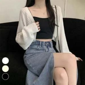 볼레로 에어컨 데일리 가디건 실내착용 클래식 여름