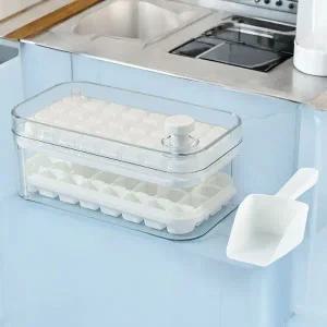 [골드스마일]PrimeBulk 64구 푸쉬 얼음통 화이트 아이스트레이