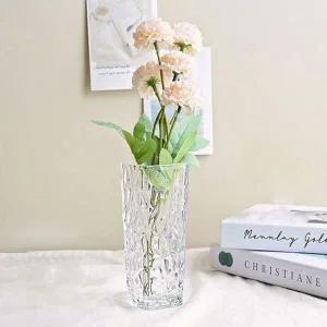 [골드스마일]델리 유리 화병 꽃병 인테리어 오브제 꽃병 물결 2P
