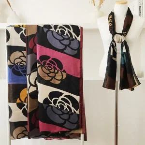 [애슬릿] 롱 스카프 간절기 직사각 가을 겨울 봄 긴 대형 머플러 국내생산