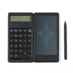 블랙 12자리 LCD 전자계산기 메모패드 (WE405B0)