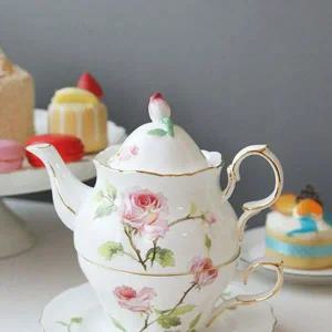 [골드스마일]로즈플로라 티포원 티포트 커피잔 찻잔 머그