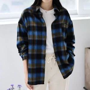 [하프클럽/]빅사이즈 510 핫한놈코어빅체크남방 DSMV516