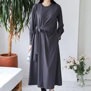 [하프클럽/]빅사이즈 510 원포인트리본띠원피스 DSMV506