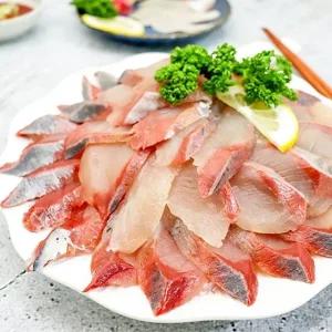 [통영수산물시장] 활 대방어 필렛 500g내외 x 2팩 [+초장회세트]