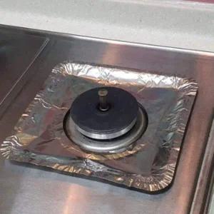 [골드스마일]사각 은박 매트 가스렌지커버 10P 가스렌지 일회용