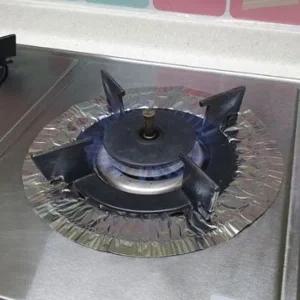 [골드스마일]10P 매트 가스렌지호일 일회용 원형 가스렌지 은박