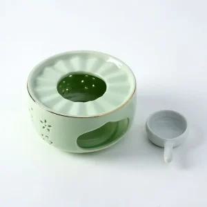 고품질 이시아르 도자기 티워머 따듯함 유지 민트 (WE45411)