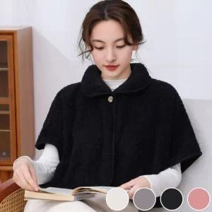 간절기 사무실 작업장 어깨 넥카라 방한 케이프 망토