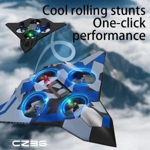 국경 간 뜨거운 판매 RC 항공기 전투기 CZ36 모델 드롭 방지 초등학교 드론 Quadcopter 소년 장난감 선물