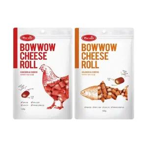 [골드스마일]바우와우 치즈롤 120g X3개 강아지 소프트 큐브 간식