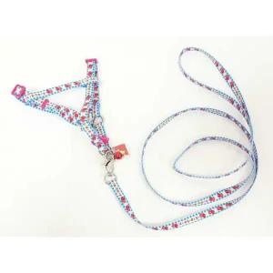 [골드스마일]강아지 딸기 가슴줄 세트 색상랜덤 10mm 1P 산책 외출