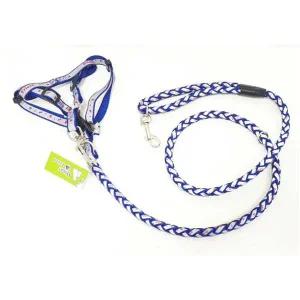 [골드스마일]강아지 야간 반사 가슴줄 세트 색상랜덤 15mm 1P 산책