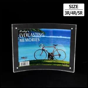 [골드스마일]4R커브형 자석액자 집꾸미기액자 투명액자 커브형액자