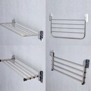 고품질 벽부착형 선반 빨래건조대 A형 60 (소형) 다용도 벽선반 (WE54EEF)