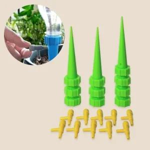 고품질 페트병 호환 자동급수기 물조리개 그린 10P 화분급수기 (WE55DFA)