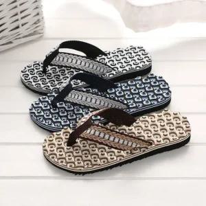 남성폭신폼끈쪼리 플립플랍 커플 쪼리 슬리퍼