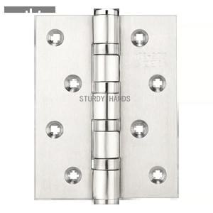 1PCS 두꺼운 스테인레스 스틸 접이식 경첩, 헤비 듀티 나무 문 4 인치 5 하드웨어 액세서리