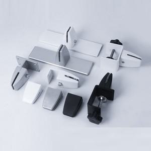 1PCS 알루미늄 합금 기본 책상 파티션 클립 홈 조정 가능한 설치 스크린 룸 디바이더 테이블